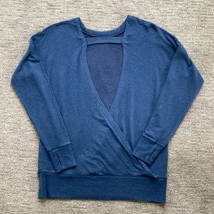 Athleta Open Back Sweater